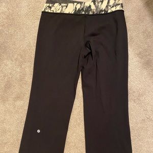 Lululemon wide leg yoga pants